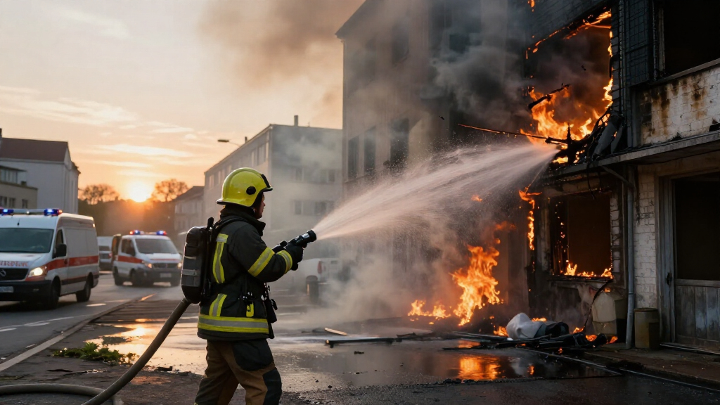 Großbrand: Ehemaliges Hotel Steht In Flammen - Großeinsatz In Hamburg - DIE ZEIT