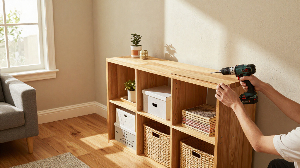 I Created A Pretty IKEA BILLY Hack That Seriously Cuts Clutter