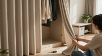 I Ditched My Closet Doors For $60 Pleated Curtains (See Why!)