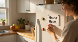 My Grandma Gigi’s “House Rules” Magnet Helps Me Keep My Home Clean