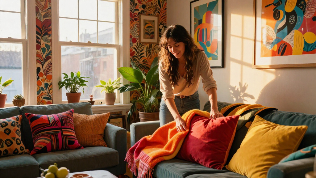 She Was Afraid Of Color For Years — Now Her Home Is A Maximalist Mood-Booster