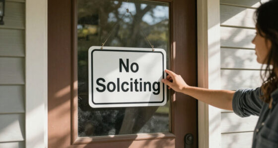 Can Solicitors Ignore A “No Soliciting” Sign On Your Home?