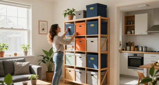 She Used IKEA Storage To Make Her Studio Feel Like A One-Bedroom