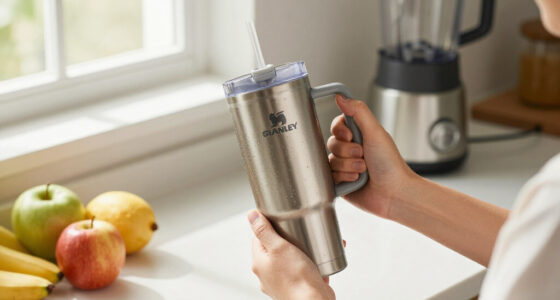 STANLEY Quencher H2.0 Tumbler With Handle And Straw 30 Oz | Flowstate 3-Position Lid | Cup Holder Compatible For Travel | Insulated Stainles