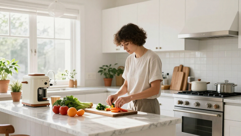 This Kitchen Was Straight Out Of The '70S Until A Cozy All-White Redo