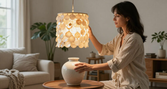 Capiz Shell Is The Lighting Trend That Will Make Your Home Feel Softly Romantic