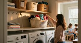 I Designed A Tiny Laundry Room For My Family Of 4 – These Clever Storage Ideas Keep It Clutter-free