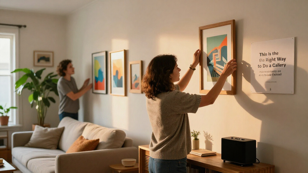 This Is The Right Way To Do A Gallery Wall, According To A Framing Expert
