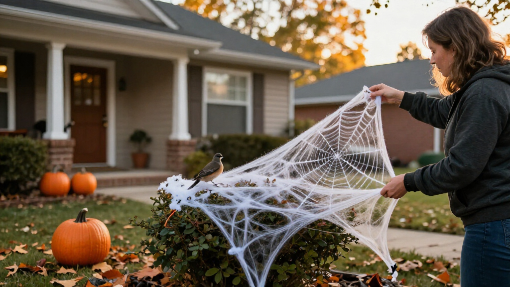 Wildlife Experts Warn Against Using This Common Halloween Decoration – It Will Put Birds And Hedgehogs At Risk