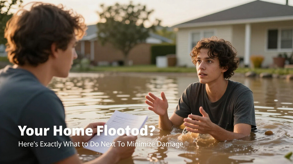 Your Home Flooded? Here’s Exactly What To Do Next To Minimize Damage
